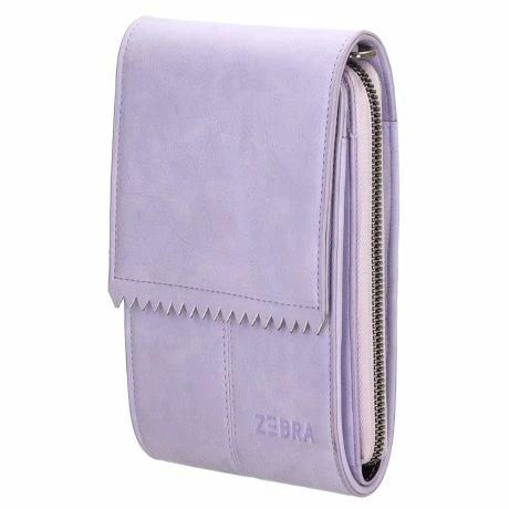 Zebra Natural Bag Noé Telefoontasje Lila Paars 4 Zebra Natural Bag Noé Telefoontasje Lila Paars - Afbeelding 2