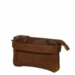 DSTRCT Flora Fountain Clutch Schoudertas Croco Cognac -NL Rugzak Verkoopwinkel 270130.30.3