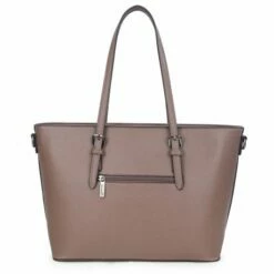 Wimona Kyara Schoudertas Taupe -NL Rugzak Verkoopwinkel 3010 kleur cognac achterkant