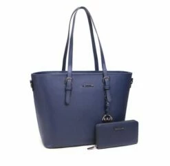 Wimona Kyara-One Schoudertas Dark Blue -NL Rugzak Verkoopwinkel 3011 kleur donkerblauw met portemonnee