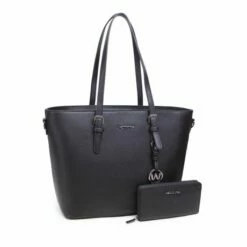 Wimona Kyara-One Schoudertas Black -NL Rugzak Verkoopwinkel 3011 kleur zwart met portemonnee