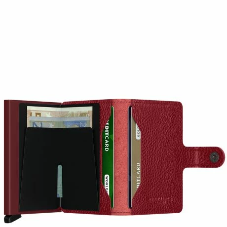 Secrid Mini Wallet Portemonnee Veg Rosso / Bordeaux 5 Secrid Mini Wallet Portemonnee Veg Rosso / Bordeaux - Afbeelding 3
