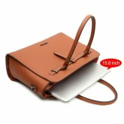 Wimona Sienna Schoudertas Laptop 15.6" Cognac -NL Rugzak Verkoopwinkel 3080 kleur cognac