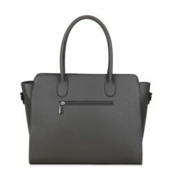 Wimona Sienna Schoudertas Laptop 15.6" Grey -NL Rugzak Verkoopwinkel 3080 kleur grijs achterkant