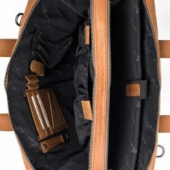 Plevier Flint Laptoptas 2-Vaks 15.6" Cognac -NL Rugzak Verkoopwinkel 351 3 flint bk 1