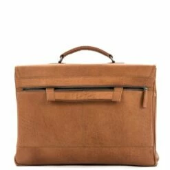 Plevier Quartz Aktetas 1-Vak 15.6" Cognac -NL Rugzak Verkoopwinkel 353 3 quartz ak detail