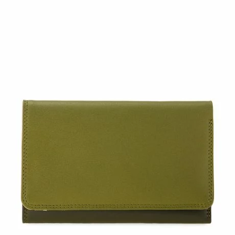 Mywalit Medium Tri-Fold Wallet Outer Zip Portemonnee Olive 3 Mywalit Medium Tri-Fold Wallet Outer Zip Portemonnee Olive