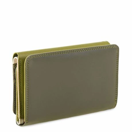 Mywalit Medium Tri-Fold Wallet Outer Zip Portemonnee Olive 4 Mywalit Medium Tri-Fold Wallet Outer Zip Portemonnee Olive - Afbeelding 2