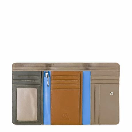 Mywalit Medium Tri-Fold Wallet Outer Zip Portemonnee Caramel 5 Mywalit Medium Tri-Fold Wallet Outer Zip Portemonnee Caramel - Afbeelding 3