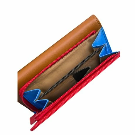 Mywalit Medium Tri-Fold Wallet Outer Zip Portemonnee Caramel 6 Mywalit Medium Tri-Fold Wallet Outer Zip Portemonnee Caramel - Afbeelding 4