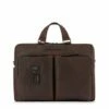 Piquadro Harper Laptop 15"/ IPad 12,9" Briefcase Dark Brown -NL Rugzak Verkoopwinkel 4027 tm