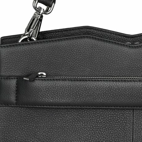 Socha Diamond Leather Shoulder Businessbag 12-14" Black 8 Socha Diamond Leather Shoulder Businessbag 12-14" Black - Afbeelding 6