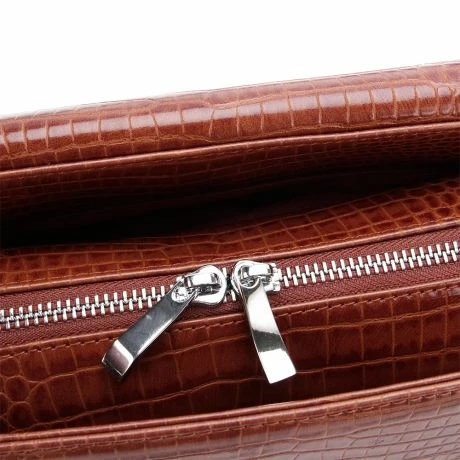 Socha Businessbag Silver Tip 15.6" Brown 11 Socha Businessbag Silver Tip 15.6" Brown - Afbeelding 9