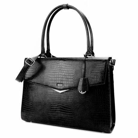 Socha Businessbag Silver Tip 15.6" Black 4 Socha Businessbag Silver Tip 15.6" Black - Afbeelding 2