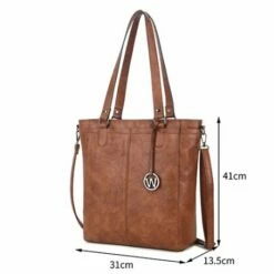 Wimona Fatma Shopper Laptop 13.3" Cognac -NL Rugzak Verkoopwinkel 4090 kleur cognac formaat