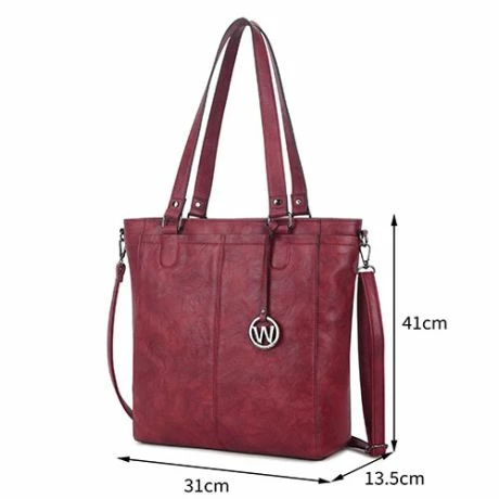 Wimona Fatma Shopper Laptop 13.3" Red 5 Wimona Fatma Shopper Laptop 13.3" Red - Afbeelding 3