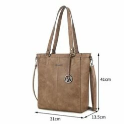 Wimona Fatma Shopper Laptop 13.3" Taupe -NL Rugzak Verkoopwinkel 4090 kleur taupe formaat