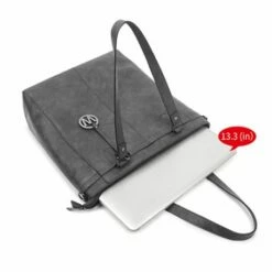 Wimona Fatma Shopper Laptop 13.3" Grey -NL Rugzak Verkoopwinkel 4090 kleur grijs