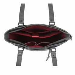 Wimona Fatma Shopper Laptop 13.3" Grey -NL Rugzak Verkoopwinkel 4090 kleur grijs binnenkant