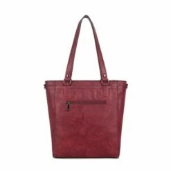 Wimona Fatma Shopper Laptop 13.3" Red 11 Wimona Fatma Shopper Laptop 13.3" Red -NL Rugzak Verkoopwinkel 4090 kleur rood achterkant