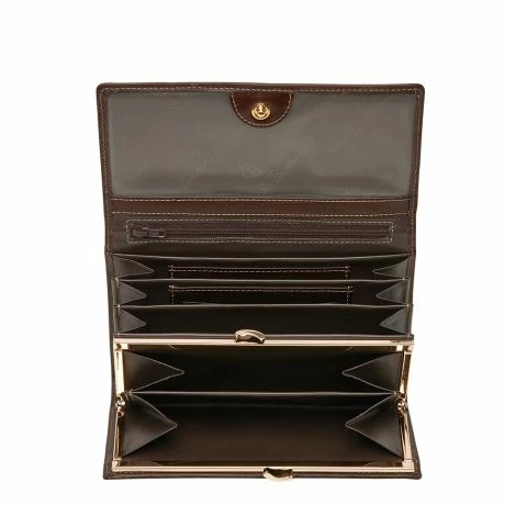 Castelijn & Beerens Gaucho Dames Portemonnee Overslag RFID Mocca 7 Castelijn & Beerens Gaucho Dames Portemonnee Overslag RFID Mocca - Afbeelding 5