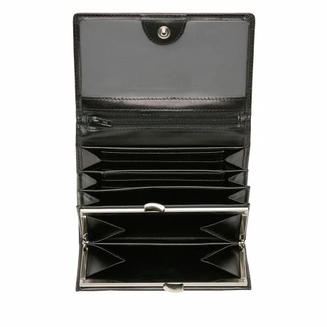 Castelijn & Beerens Gaucho Dames Portemonnee Beugel RFID Black 7 Castelijn & Beerens Gaucho Dames Portemonnee Beugel RFID Black - Afbeelding 5