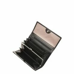 Castelijn & Beerens Donna Dames Portemonnee Overslag 6 Pasjes RFID Zwart -NL Rugzak Verkoopwinkel 452402 zw e