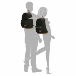 Enrico Benetti Santiago Rugtas 15" Zwart -NL Rugzak Verkoopwinkel 46160 001 silhouette