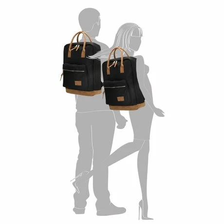 Enrico Benetti Santiago Rugtas Handle 17" Zwart 7 Enrico Benetti Santiago Rugtas Handle 17" Zwart - Afbeelding 5