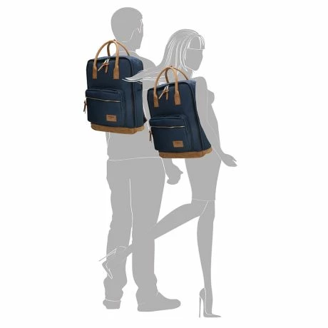 Enrico Benetti Santiago Rugtas Handle 17" Blauw 7 Enrico Benetti Santiago Rugtas Handle 17" Blauw - Afbeelding 5