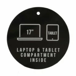 Enrico Benetti Hamburg Laptop Rugtas 17" Zwart -NL Rugzak Verkoopwinkel 47219001 10 1