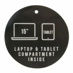 Enrico Benetti Northern Laptop Rugtas 15" Zwart -NL Rugzak Verkoopwinkel 47220001 10