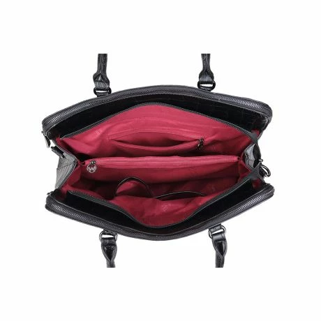 Wimona Arianna Handtas Zwart 6 Wimona Arianna Handtas Zwart - Afbeelding 4