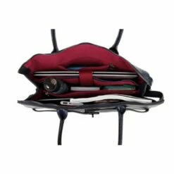 Wimona Sofia Schoudertas Croco Navy -NL Rugzak Verkoopwinkel 5003 kleur donkerblauw binnenkant 2