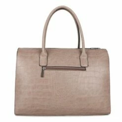 Wimona Sofia Schoudertas Croco Taupe 10 Wimona Sofia Schoudertas Croco Taupe -NL Rugzak Verkoopwinkel 5003 kleur licht taupe achterkant