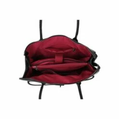 Wimona Sofia Schoudertas Croco Zwart -NL Rugzak Verkoopwinkel 5003 kleur zwart binnenkant