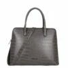 Wimona Luisa Schoudertas Croco Grey 2 Wimona Luisa Schoudertas Croco Grey -NL Rugzak Verkoopwinkel 5004 kleur grijs voorkant