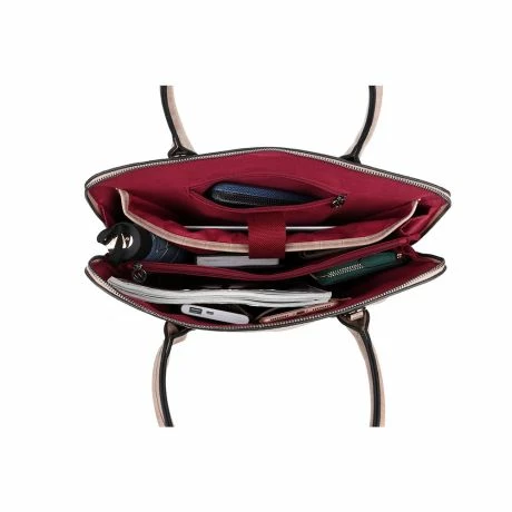 Wimona Luisa Schoudertas Croco Taupe 7 Wimona Luisa Schoudertas Croco Taupe - Afbeelding 5