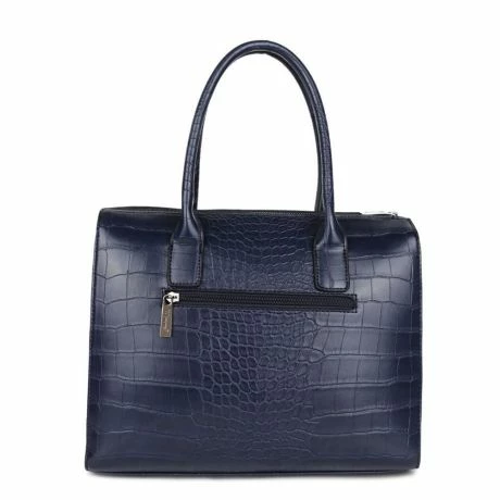 Wimona Liona Handtas Croco Navy 6 Wimona Liona Handtas Croco Navy - Afbeelding 4