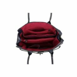 Wimona Liona Handtas Croco Navy 14 Wimona Liona Handtas Croco Navy -NL Rugzak Verkoopwinkel 5005 kleur donkerblauw binnenkant