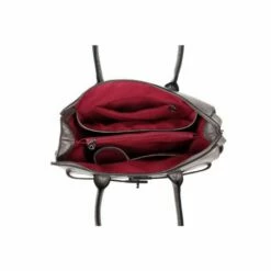 Wimona Liona Handtas Croco Grey 14 Wimona Liona Handtas Croco Grey -NL Rugzak Verkoopwinkel 5005 kleur grijs binnenkant