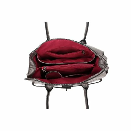 Wimona Liona Handtas Croco Grey 7 Wimona Liona Handtas Croco Grey - Afbeelding 5