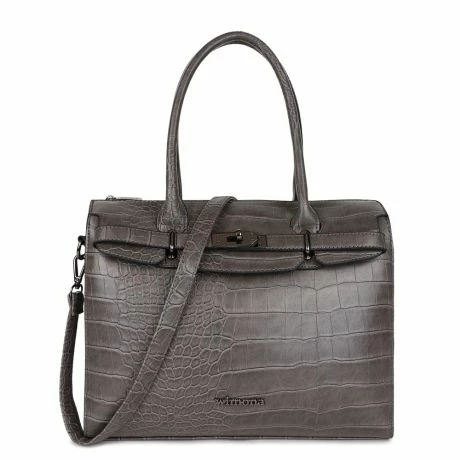 Wimona Liona Handtas Croco Grey 3 Wimona Liona Handtas Croco Grey