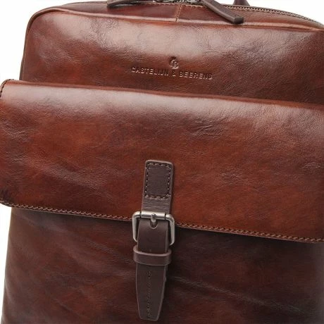 Castelijn & Beerens Rien Laptop Rugzak 15.6" Tablet RFID Cognac 8 Castelijn & Beerens Rien Laptop Rugzak 15.6" Tablet RFID Cognac - Afbeelding 6