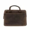 Plevier Retro Bell Laptoptas 2-Vaks 13-15" Dark Brown -NL Rugzak Verkoopwinkel 554 2 1