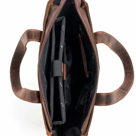 Plevier Jackson Shopper Laptoptas 15.6" Bruin 6 Plevier Jackson Shopper Laptoptas 15.6" Bruin - Afbeelding 4