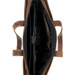 Plevier Hopper Shopper Laptoptas 15.6" Bruin -NL Rugzak Verkoopwinkel 563 2 hopper binnenkant