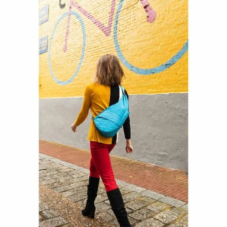 The Healthy Back Bag The Classic Collection Textured Nylon S Azure 8 The Healthy Back Bag The Classic Collection Textured Nylon S Azure - Afbeelding 6