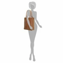 Enrico Benetti Metz Shopper 14" Camel 11 Enrico Benetti Metz Shopper 14" Camel -NL Rugzak Verkoopwinkel 66435 010 silhouette 3