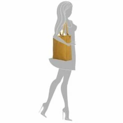 Enrico Benetti Metz Shopper 14" Okergeel 13 Enrico Benetti Metz Shopper 14" Okergeel -NL Rugzak Verkoopwinkel 66435 114 silhouette